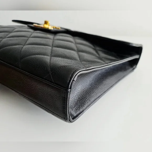 Chanel Black Caviar Briefcase Laptop Bag - Picture 7 of 16